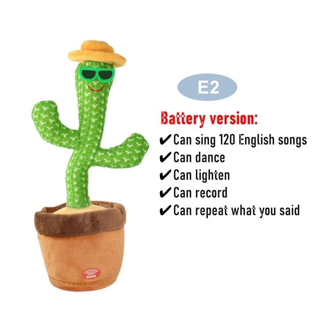 Dancing Cactus Electronic Plush Toys - ESSENTIALS365