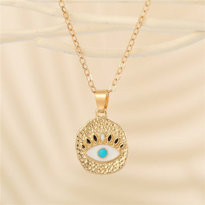 Crystal Turkish Evil Eye Necklace - ESSENTIALS365