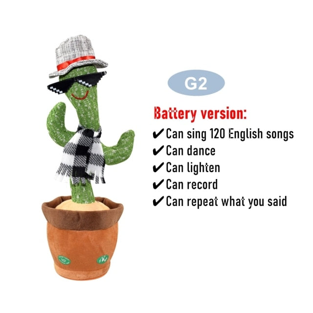 Dancing Cactus Electronic Plush Toys - ESSENTIALS365