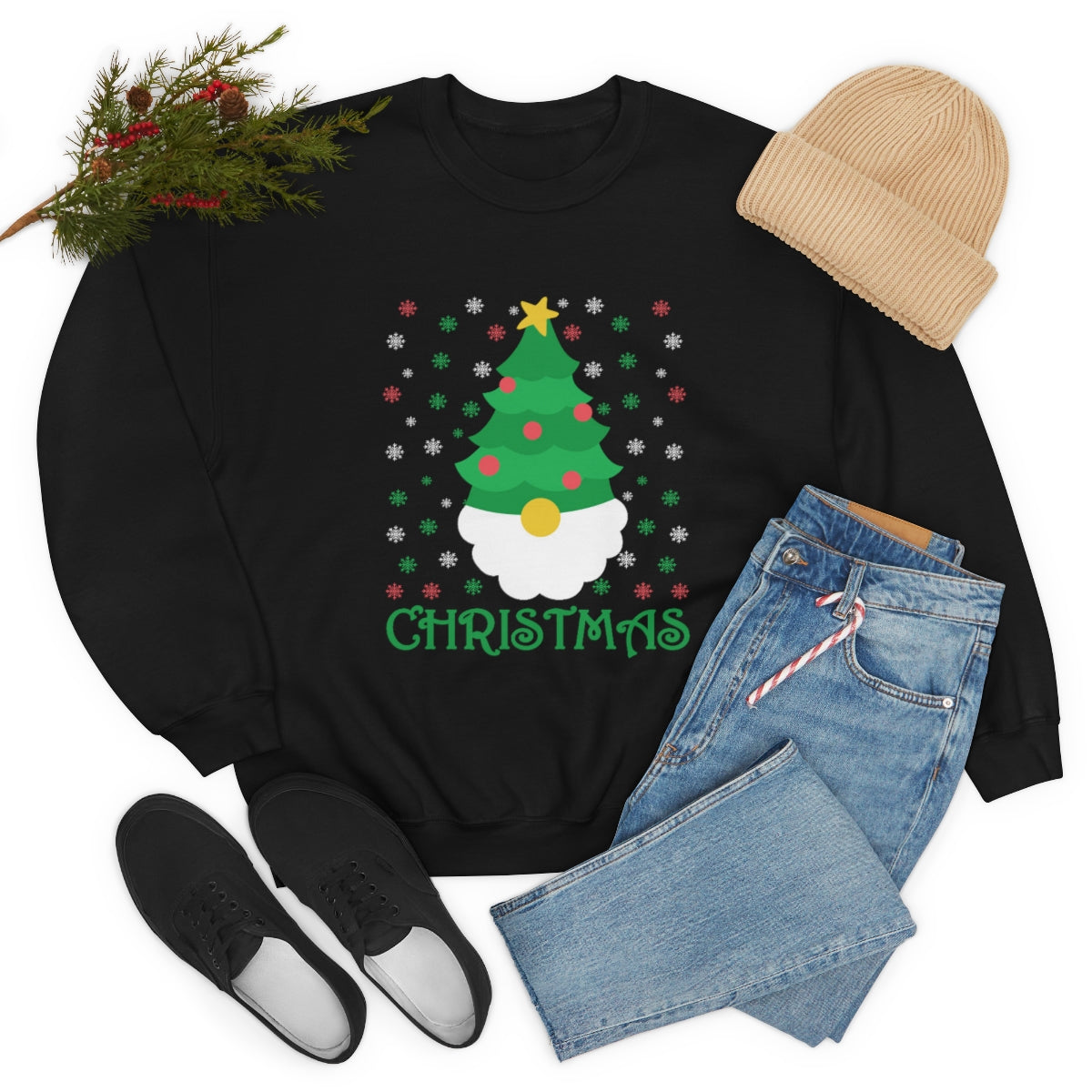 Christmas Sweatshirt, SweatshirtUnisex Heavy Blend™ Crewneck Sweatshirt - ESSENTIALS365