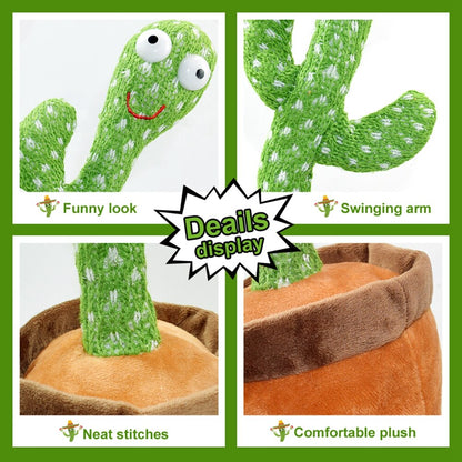 Dancing Cactus Electronic Plush Toys - ESSENTIALS365