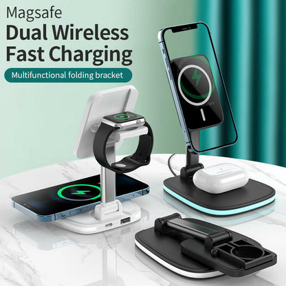 3in1  15W Folding Wireless Magnetic Charger - ESSENTIALS365