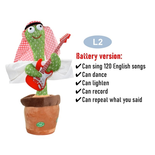 Dancing Cactus Electronic Plush Toys - ESSENTIALS365