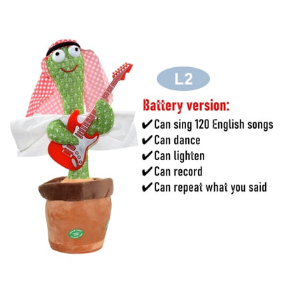 Dancing Cactus Electronic Plush Toys - ESSENTIALS365