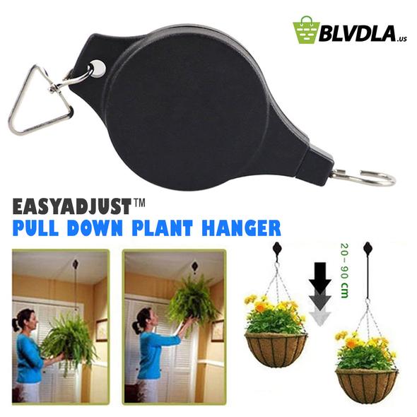 EasyAdjust Pull Down Plant Hanger - ESSENTIALS365