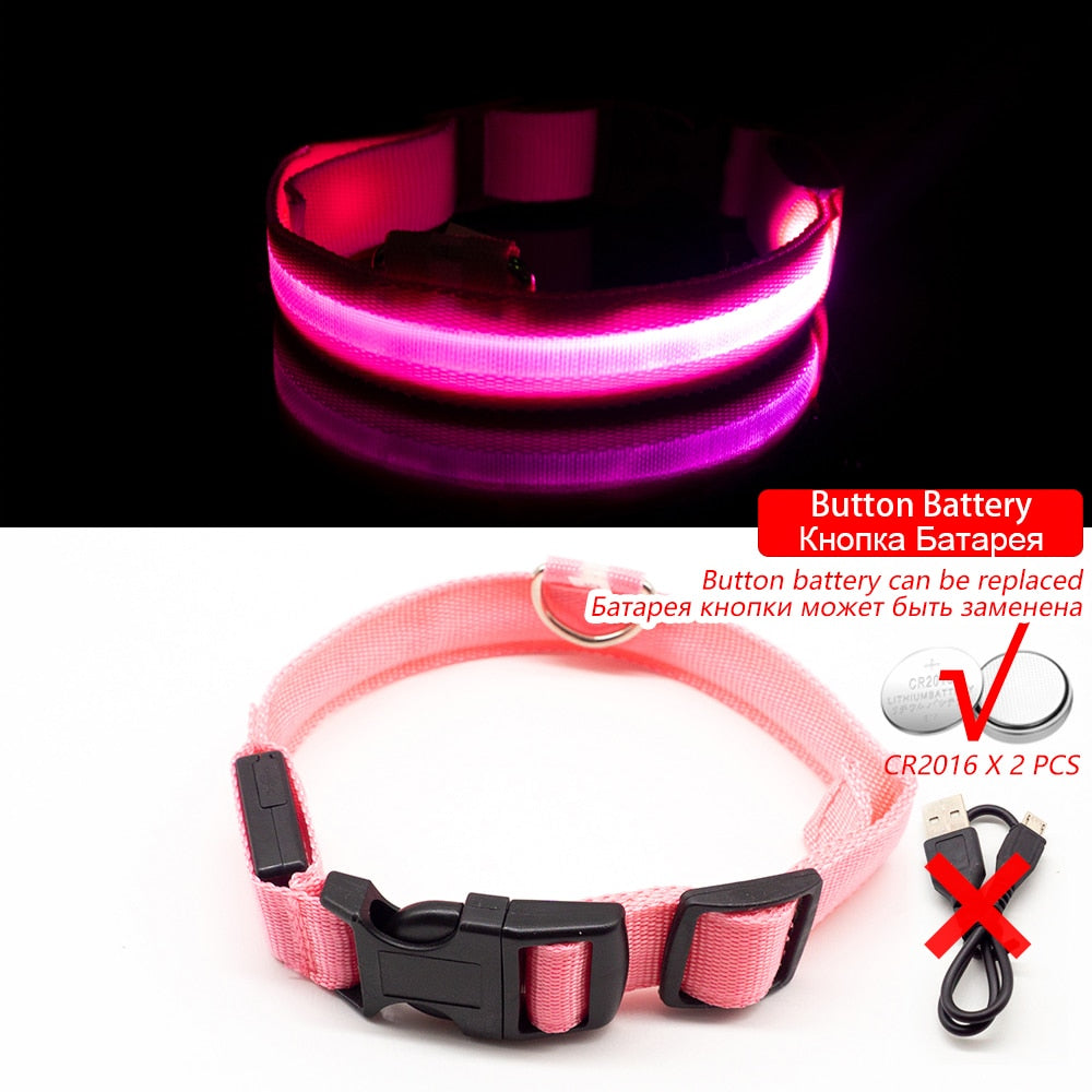 USB Charging Led Dog Collar - ESSENTIALS365