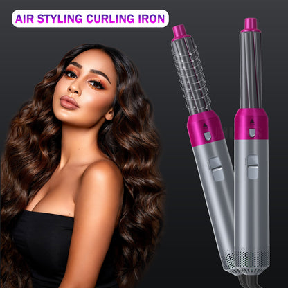 Multi Functional 5In1 Hair Dryer Comb Hair Curling Straightening Hair - ESSENTIALS365