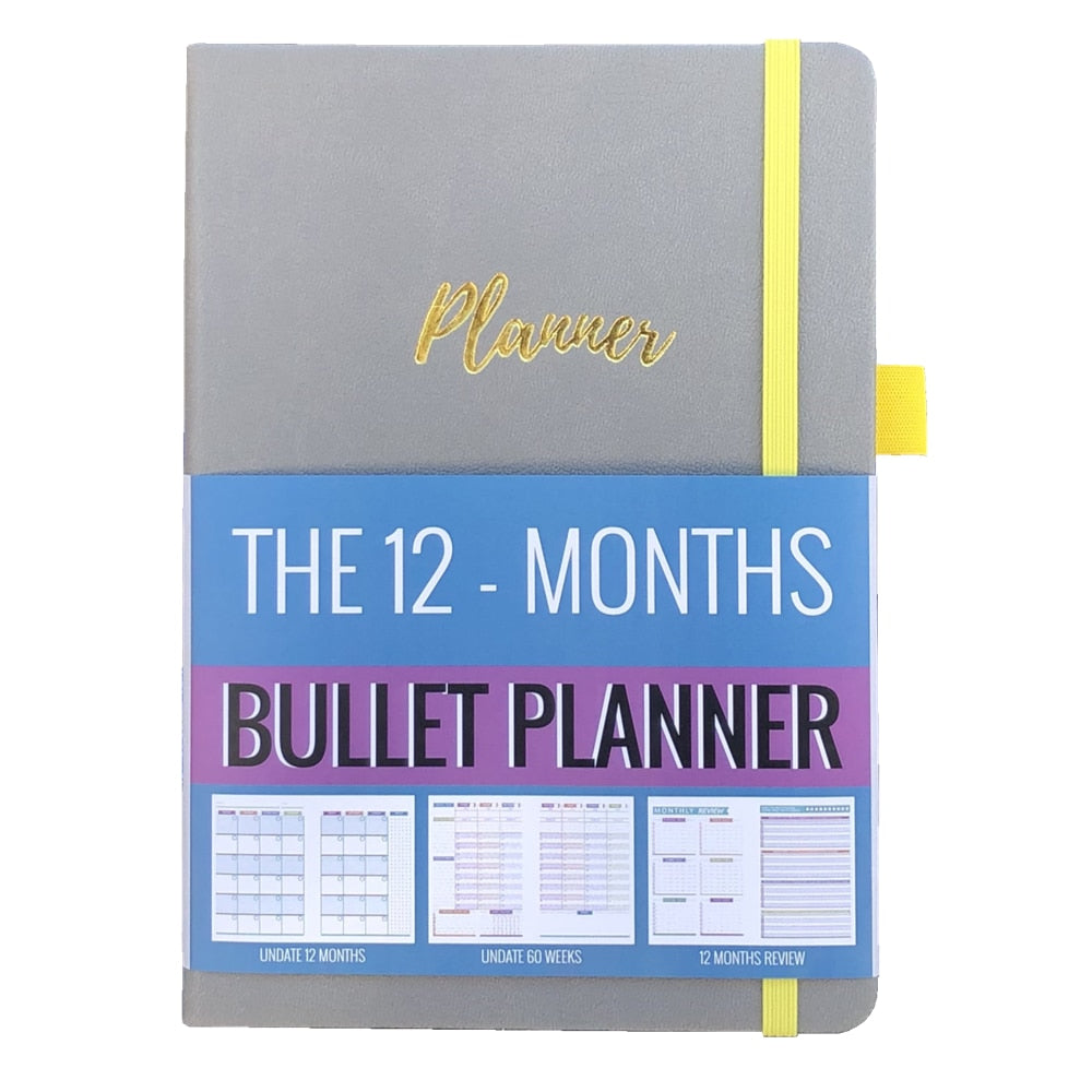 Agenda 2023 Daily Planner Life Goal Setting Undated Weekly Monthly Year Calendar Organizer Notebook - Fitness Yoga Habit - ESSENTIALS365