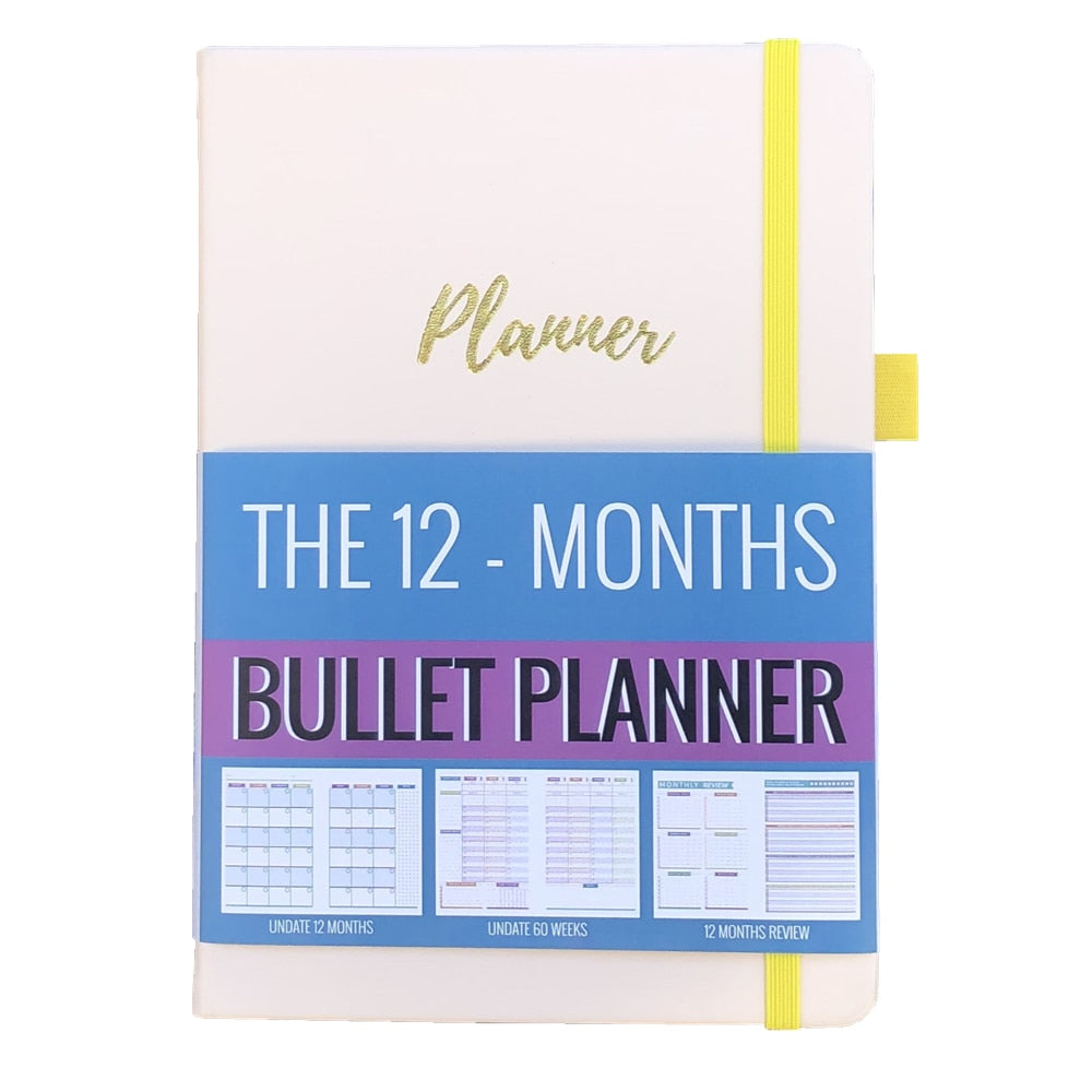 Agenda 2023 Daily Planner Life Goal Setting Undated Weekly Monthly Year Calendar Organizer Notebook - Fitness Yoga Habit - ESSENTIALS365