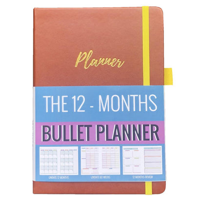 Agenda 2023 Daily Planner Life Goal Setting Undated Weekly Monthly Year Calendar Organizer Notebook - Fitness Yoga Habit - ESSENTIALS365