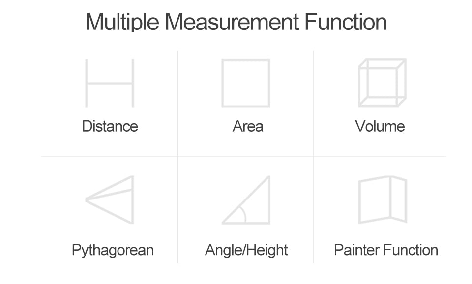 Laser distance meter 40M 60M 80M 100M rangefinder trena laser tape range finder build measure device ruler test tool