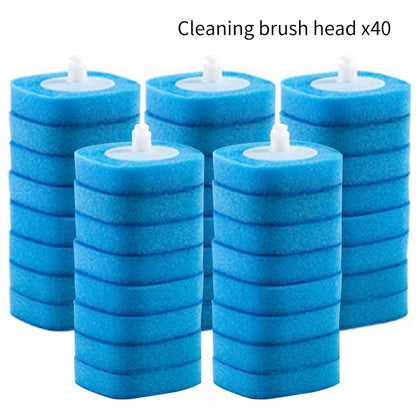 Disposable Toilet Brush with Cleaning Liquid Wall-Mounted Cleaning Tool for Bathroom