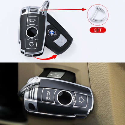 Soft TPU Car Remote Key Case Cover Shell For BMW X1 X5 X6 Z4 E90 E60 E70 E87 3 5 6 Series M3 M5 Holder Shell Fob Accessories - ESSENTIALS365