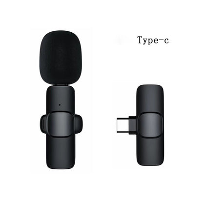 Professional Wireless Lavalier Lapel Microphone for iPhone, iPad - Cordless Omnidirectional Condenser Recording Mic for Interview Video Podcast Vlog YouTube - ESSENTIALS365