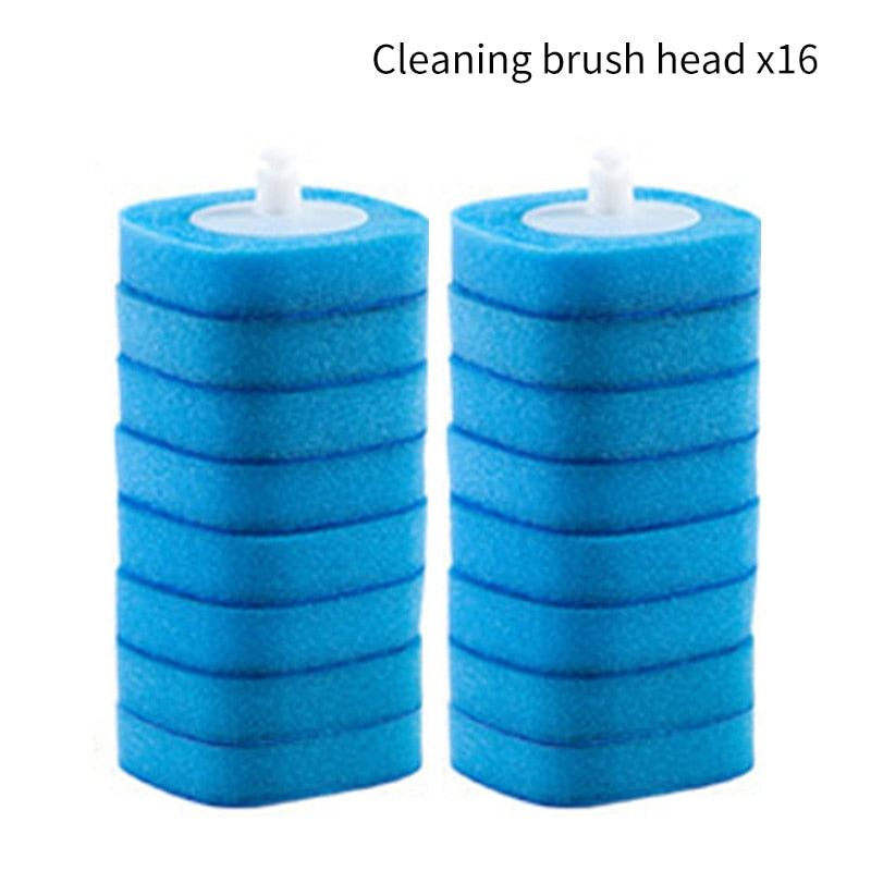 Disposable Toilet Brush with Cleaning Liquid Wall-Mounted Cleaning Tool for Bathroom