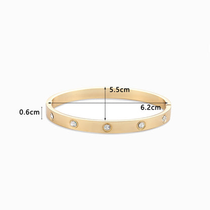 Gold Plating Lover Bracelets&amp;Bangles for Women Rose Gold Color Stainless Steel Charming Cuff Bracelet Luxury  Gifts - ESSENTIALS365