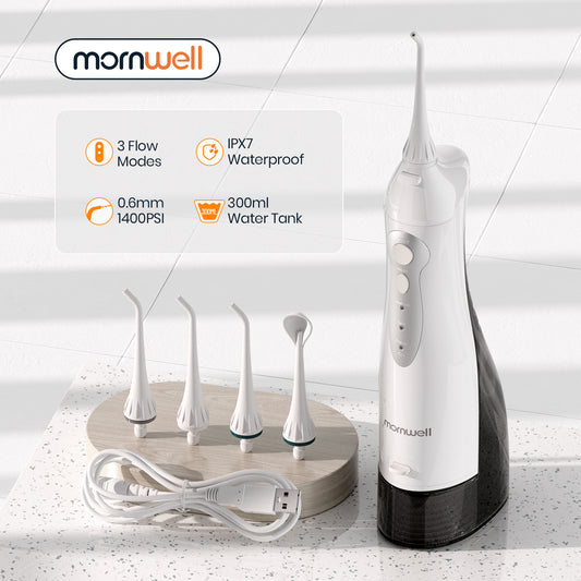 Oral Irrigator Water Flosser Portable Dental Water Jet 300ML - ESSENTIALS365