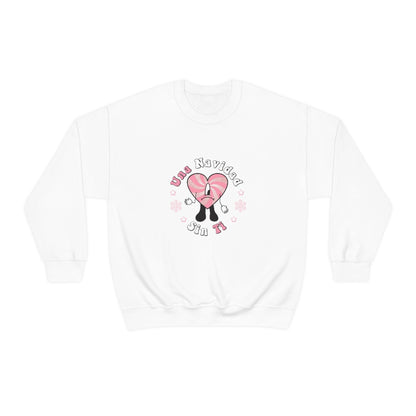 Bad Bunny Christmas Sweatshirt, Retro Vintage Bad Bunny Shirt, Una Navidad Sin Ti Sweatshirt, Pop Music lover Gift,Bad Bunny Xmas Gifts Tees - ESSENTIALS365