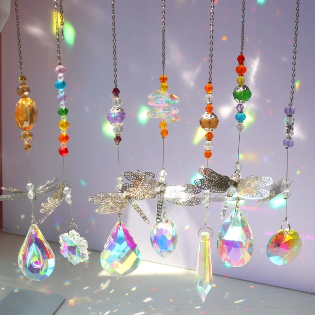 Shining Crystal Light Catcher Prism Pendant - ESSENTIALS365