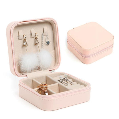 Jewelry Box Portable Zipper Storage - ESSENTIALS365