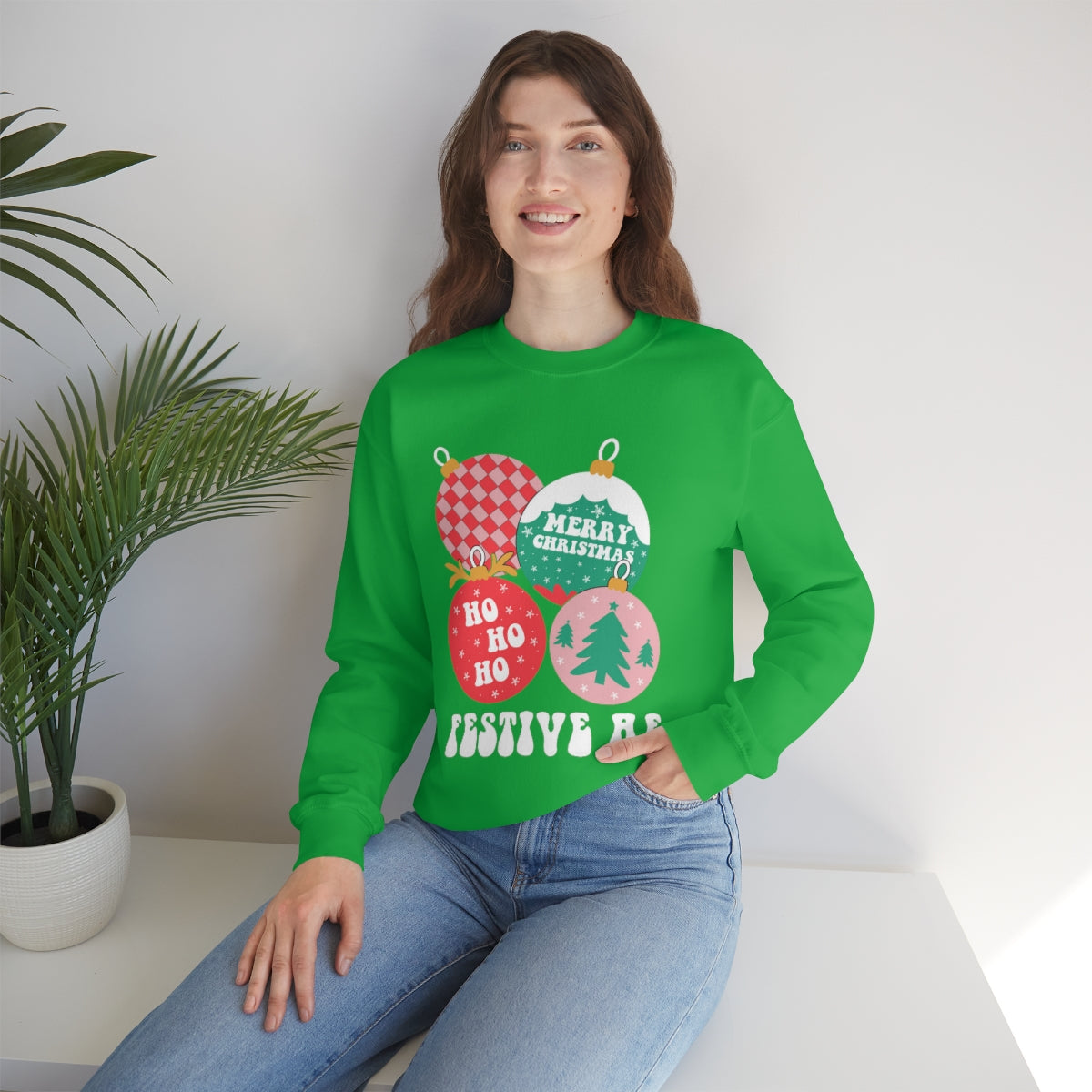 Christmas Sweatshirt, Christmas Sweater, Christmas Crewneck, Christmas Tree Sweatshirt, Holiday Sweaters, Winter SweatshirtUnisex Heavy Blend™ Crewneck Sweatshirt - ESSENTIALS365