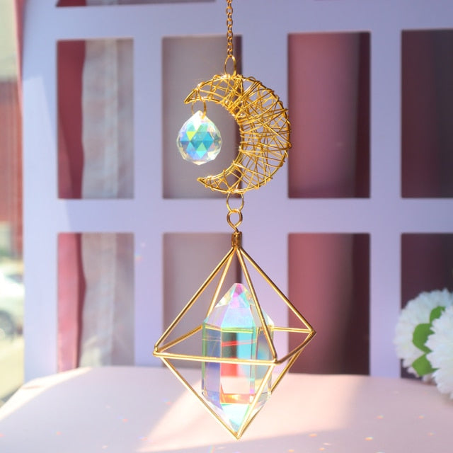 Shining Crystal Light Catcher Prism Pendant - ESSENTIALS365