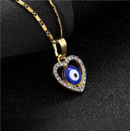 Turkish Blue Evil Eye Necklace - ESSENTIALS365