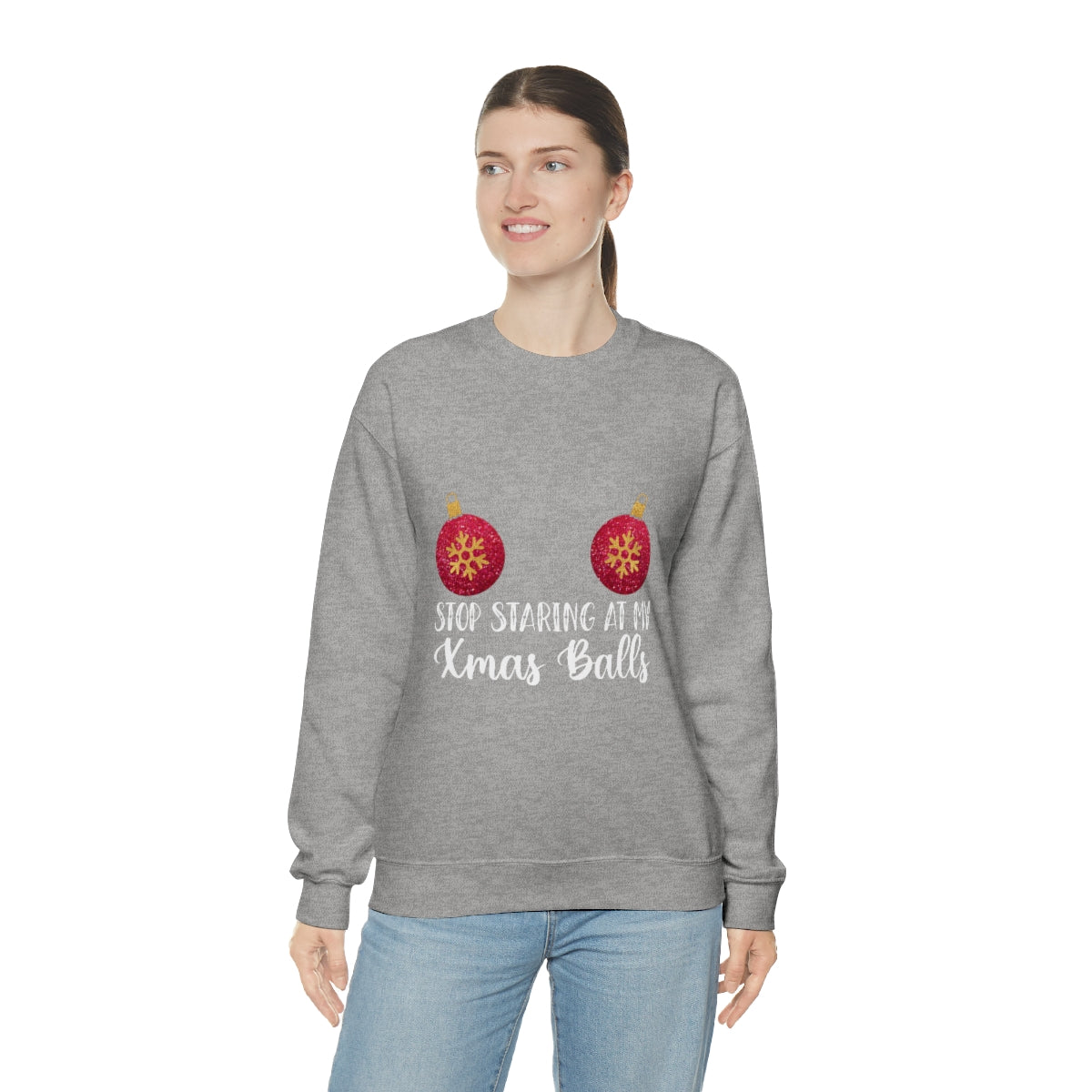 Christmas Sweatshirt, SweatshirtUnisex Heavy Blend™ Crewneck Sweatshirt - ESSENTIALS365