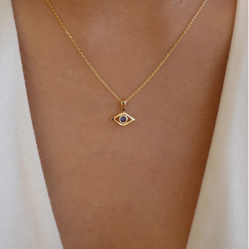 Turkish Blue Evil Eye Necklace - ESSENTIALS365