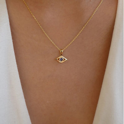 Turkish Blue Evil Eye Necklace - ESSENTIALS365