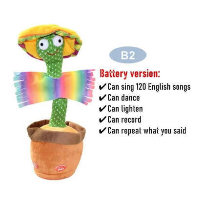 Dancing Cactus Electronic Plush Toys - ESSENTIALS365