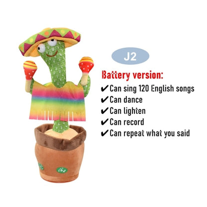 Dancing Cactus Electronic Plush Toys - ESSENTIALS365