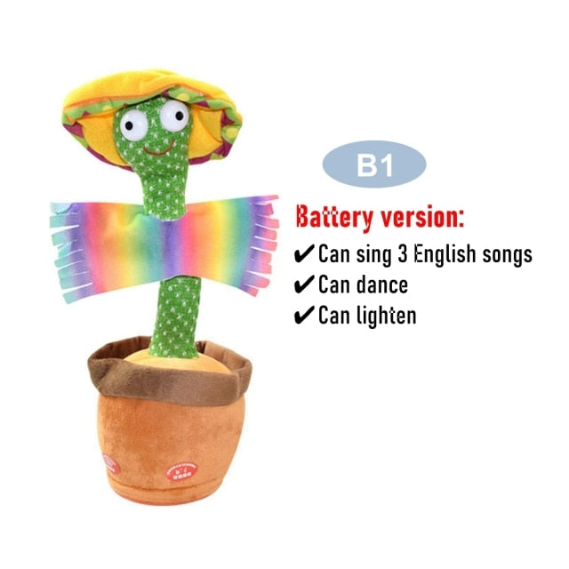 Dancing Cactus Electronic Plush Toys - ESSENTIALS365