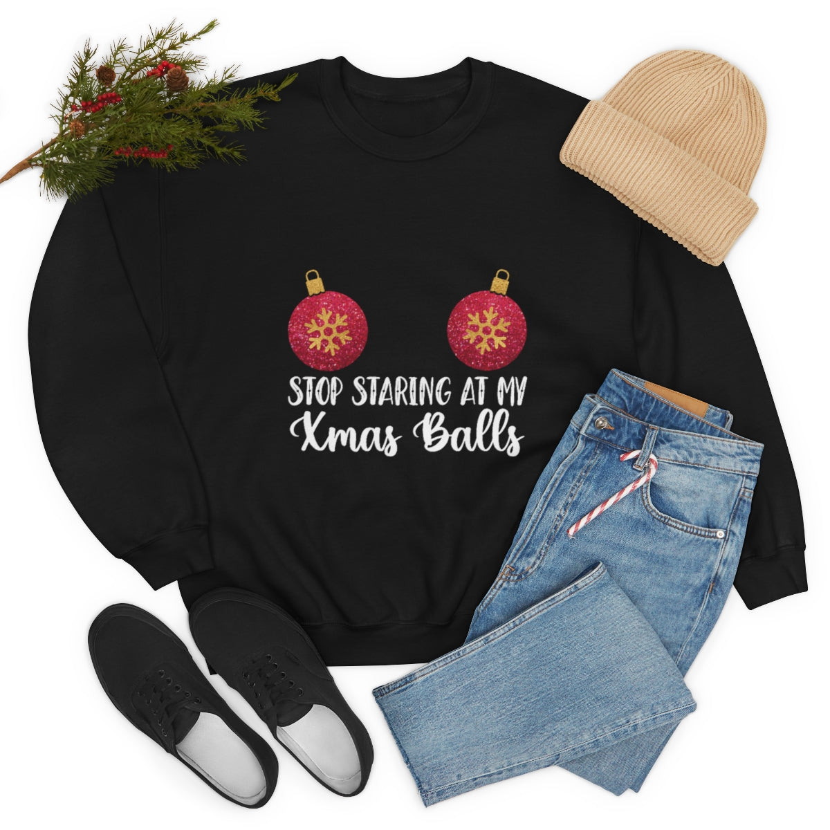 Christmas Sweatshirt, SweatshirtUnisex Heavy Blend™ Crewneck Sweatshirt - ESSENTIALS365