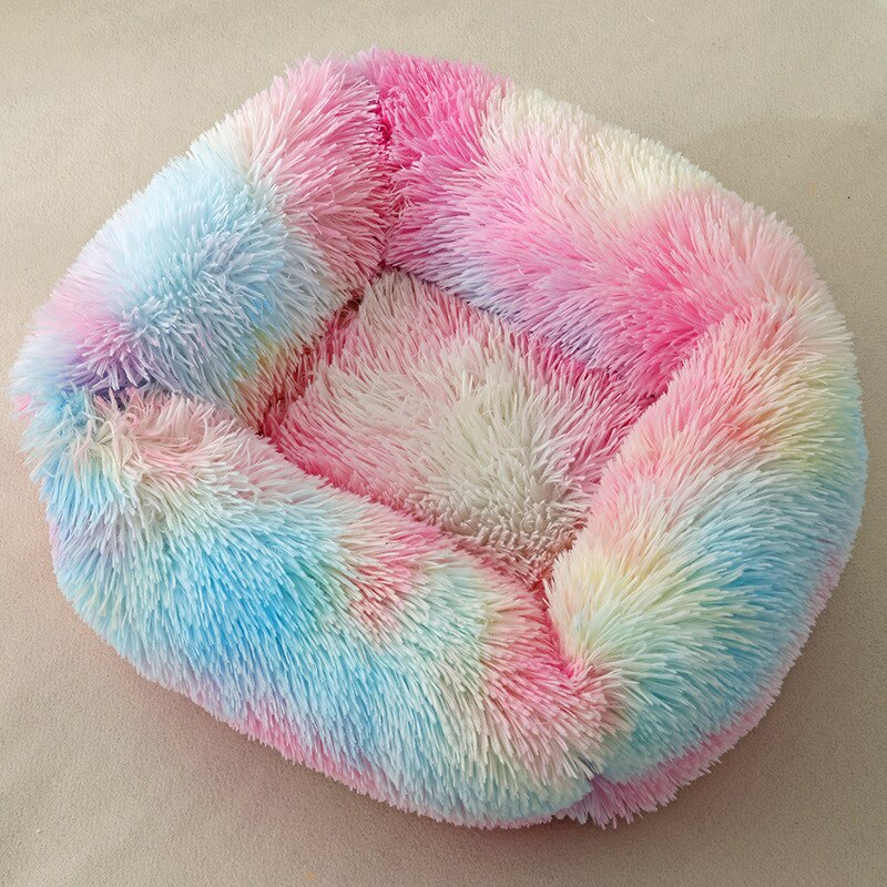 Plush Cat Bed House Warm Soft Square Cats Nest Winter Pet Cushion Mats For Small Dogs Cats Pet Basket Puppy Kennel Pets Supplies - ESSENTIALS365